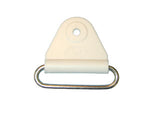 CHAFE 2" TRIANGLE WHITE W/ SS OVAL LOOP, 25/PK - 214190-01