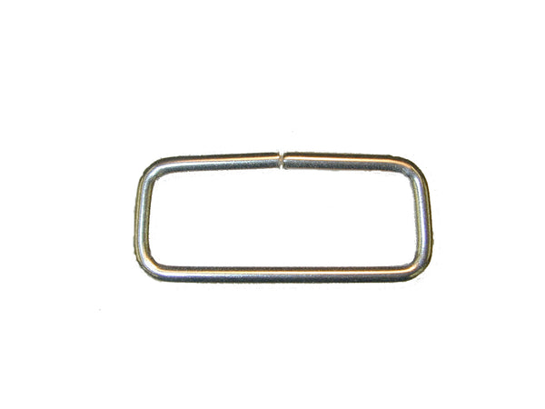 LOOP,1.5" X .5" RECTANGLE STAINLESS STEEL, 25/PK - 214361E