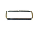 LOOP, 2" X .5" RECTANGLE STAINLESS STEEL, 25/PK - 214379E