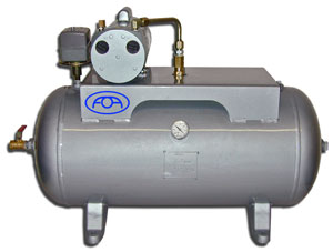 VACUUM SYSTEM, COMPLETE WITH HORIZONTAL 30GL TANK - 700-065H – Friddles