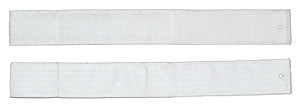 HOOK &LOOP STRAP 1"X14" DACRON W/5.5" HK - WHITE - 725145D