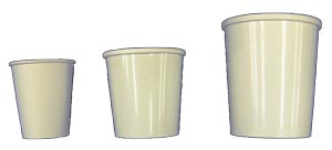 CUPS, 8 OZ NON-WAXED 50/TUBE - 700-08NW