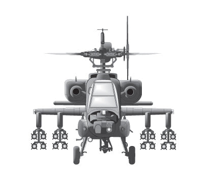 PAPER TRANSFER APACHE HELICOPTER - PT-APACHE