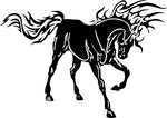 PAPER TRANSFER TATTOO HORSE FLAMES - PT-T-HORSE F