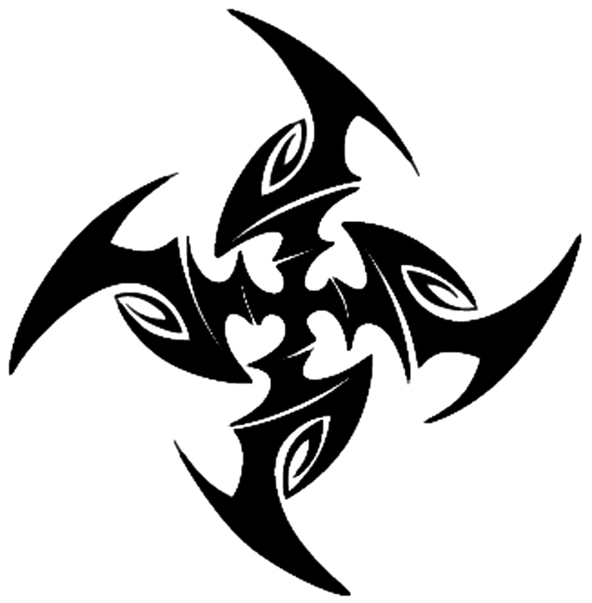 PAPER TRANSFER TATTOO TRIBAL CROSS 2 - PT-T-TRIBAL2 – Friddles