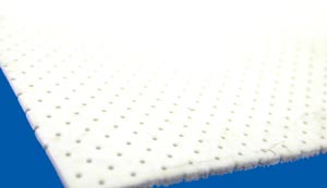 PE-LITE FIRM 45, PERFORATED 3MM 1/8"X39"X39" WHITE - 181008