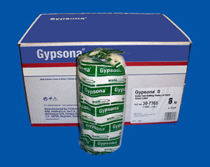 PLASTER BANDAGES,GYPSONA S 6"X5YDS,12RLS/BX,X-FAST - 30-7368