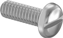 SCREW, 8-32 X 1/2" SS PAN HEAD, SLOTTED - 706017