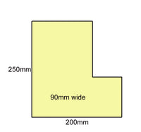 AFO ROBOT BLOCK, SMALL 4# YELLOW FOAM - R_AFO_250-4#